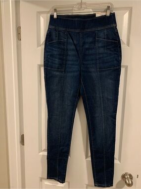 INC International Concepts Dark Blue Pull-On Jeggings